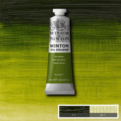 Масляная краска "Winton", зеленая крушина 37мл