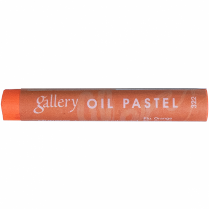 Пастель масляная "Gallery Oil" №322 Флуоресцентный оранженый