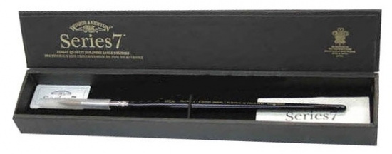 Кисть колонок круглая короткая ручка "Серия 7" №7 для акварели Кисть колонок круглая короткая ручка "Серия 7" №7 для акварели