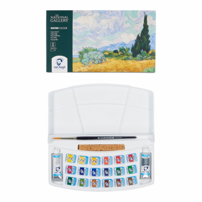 Набор акварельных красок "Van Gogh National Gallery", 18цв в пластике Набор акварельных красок "Van Gogh National Gallery", 18цв в пластике