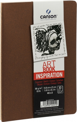 Блокнот для зарисовок "Art Book" 96гр A5 30л набор по 2 блокнота 