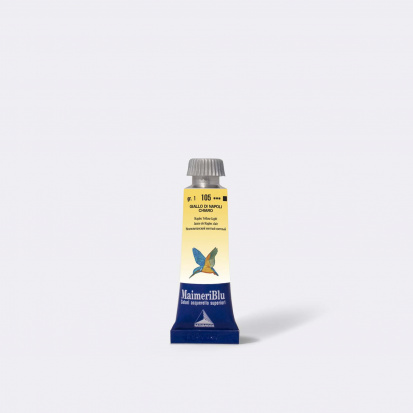 Акварельные краски "Maimeri Blu" неаполитанский желтый светлый, туба 15 ml
