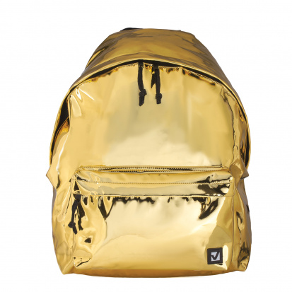 Рюкзак молодежный, сити-формат, "Винтаж", светло-золотой, 41х32х14 см