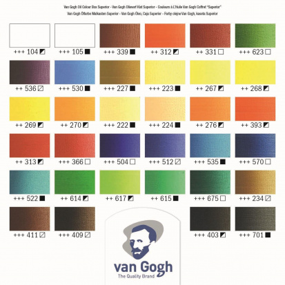 Набор масляных красок "Van Gogh" 34 цв. по 20мл