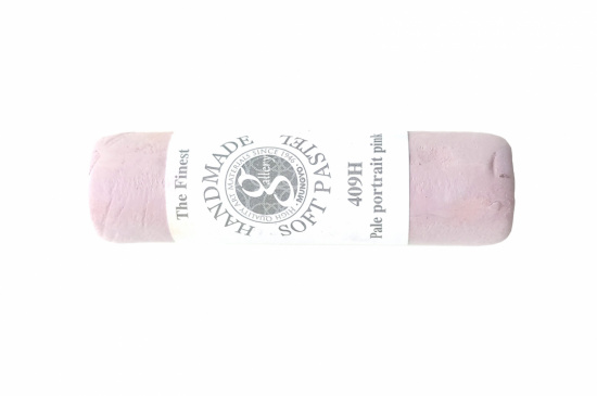 Пастель сухая мягкая круглая ручной работы №409, бледно-розовый портрет