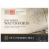 Блок для акварели "Saunders Waterford", белая, Satin \ Hot Pressed, 300г/м2, 20л, 18x26см