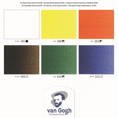 Набор масляных красок "Van Gogh" 6 цв. по 20мл 