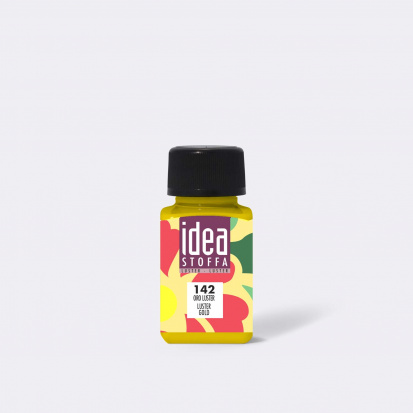 Акриловая краска по ткани "Idea Stoffa" золото блестящее 60 ml 