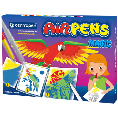 Фломастеры воздушные Centropen "AirPens Magic", 08цв.+3, картон. 