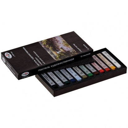 Пастель художественная "Старый мастер", пейзаж, 12 цветов Пастель художественная "Старый мастер", пейзаж, 12 цветов