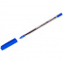 Ручка шариковая "Tops 505 M" синяя, 1,0мм, прозрачный корпус sela