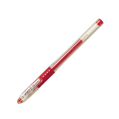 Ручка гелевая "G-1 Grip" красная 0.3мм