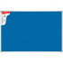 Доска фетровая "Premium", 60*90см, синяя, алюминиевая рамка 