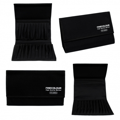 Набор спиртовых маркеров "Finecolour Junior" 12 цветов в пенале Оттенки серого sela Набор спиртовых маркеров "Finecolour Junior" 12 цветов в пенале Оттенки серого sela