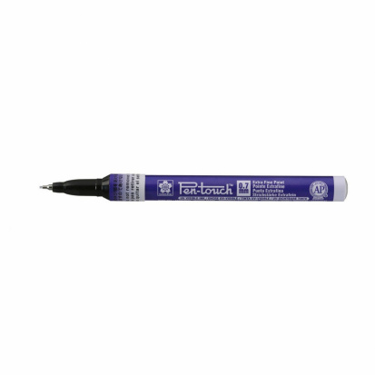Маркер "Pen-Touch" голубой ультрафиолет супертонкий стержень 0.7мм