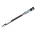 Ручка гелевая "Standard" черная, 0,5мм, грип, игольчатый стержень