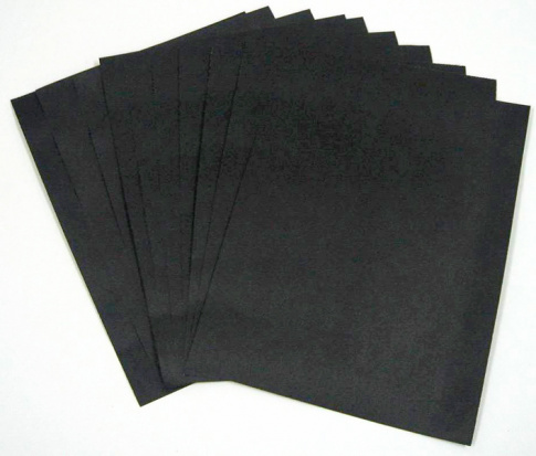 Бумага тонированная черная "Black" 200г/м2 А2 10л