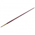 Кисть художественная "Вернисаж", синтетика бордовая, круглая, длинная ручка №14 sela25