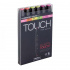Набор маркеров "Touch Twin" 6 цветов флюр