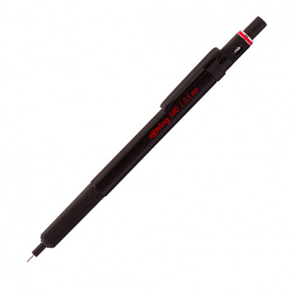 Механический карандаш "Rotring 500" 0.5мм, черный корпус