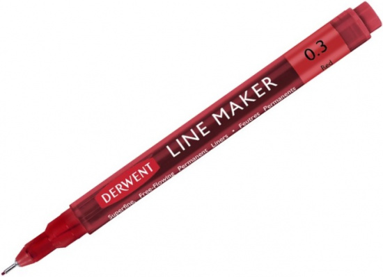 Ручка капиллярная "Graphik Line Maker" 0.3 красный