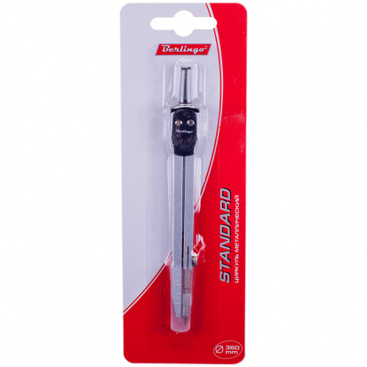 Циркуль "Standard" металлический, 135мм, блистер