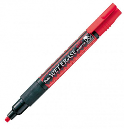 Маркер на водной основе Wet Erase Marker (двусторонний пишущий узел), красный, 2 мм/ 4.0 мм