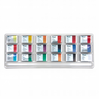 Набор акварели "MIXING PALETTE" 18 кювет