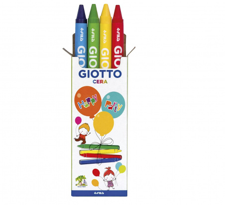 Giotto Cera Party Set Подарочный набор восковых мелков 4.шт*10 комплектов, картон