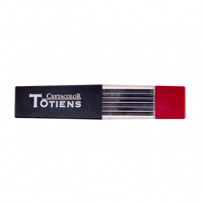 Стержни "Totiens" для цангового карандаша, d2мм, 12шт, твердость 6B sela25