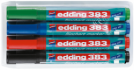Набор маркеров для флипчарта "383", 1-5мм, 4 цвета