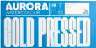 Альбом-склейка для акварели Aurora RAW Cold 18х36 см 20 л 300 г/м² 100% целлюлоза