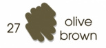 Маркер-кисть "Artists Brush", акварельные чернила на водной основе Olive Brown №27 