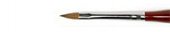 Кисть колонок лепесток короткая ручка "AK93R" №3 для дизайна ногтей
