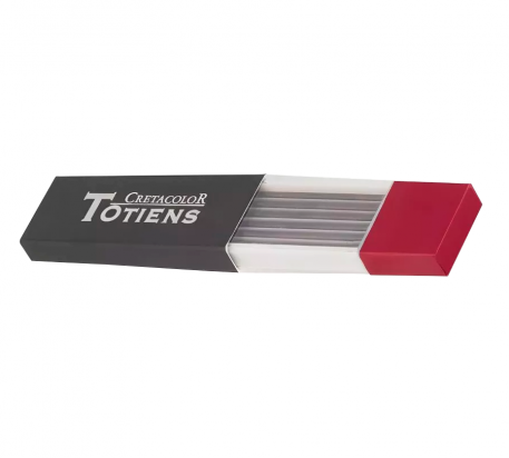 Стержни "Totiens" для цангового карандаша, d2мм, 12шт, твердость 6B sela25