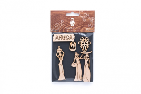 Набор заготовок для декорирования Holiday6 фанера 10х14см