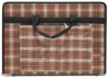 Папка "Художник" с ручками и ремнем, "Шотландская клетка", А1, 1 карман (цвет в ассортименте)