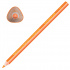 Карандаш цветной утолщенный "Noris club", 1 шт, трехгранный, грифель 4мм, оранжевый
