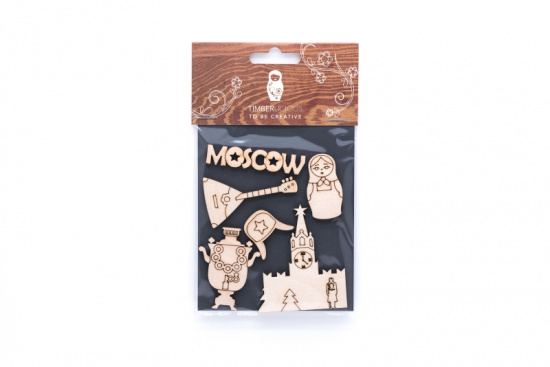 Набор заготовок для декорирования Holiday5 фанера 10х14см