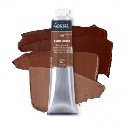 Сиена жженая масло Ладога 46мл