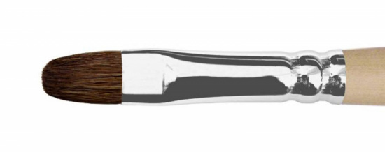 Кисть ушной волос овал, длинная ручка "1У39" №14,  для акварели