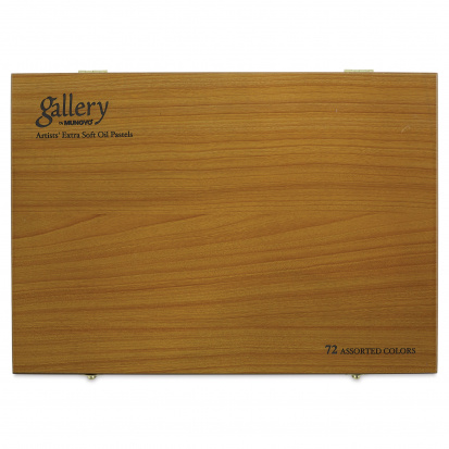 Набор масляной пастели extra soft "Gallery", 72 цв. в деревянной коробке