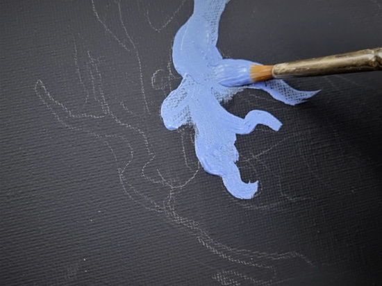 Акриловые краски "Galeria", баночка 500 мл, белый титан