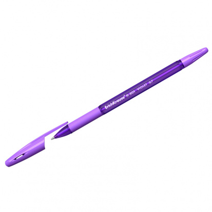 Ручка шариковая "R-301 Violet" фиолетовая, 0,7мм, грип
