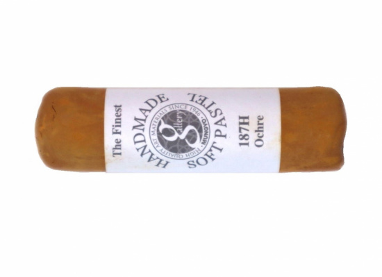 Пастель сухая мягкая круглая ручной работы №187, охра