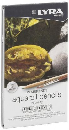 УЦЕНКА REMBRANDT AQUARELL Художественные цветные карандаши в мет коробке 12 цв