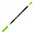 Маркер-кисть двусторонняя "Le Plume II", кисть и ручка 0,5мм, Lt зеленый