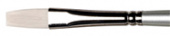 Кисть синтетика плоская длинная выставка длинная ручка "Artisan" №12 для водорастворимого масла