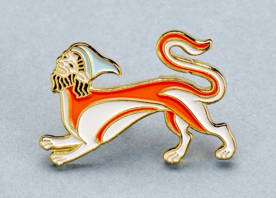 Значок эмалированный, Мантикора