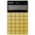 Калькулятор настольный "PowerTX", 12 разр., двойное питание, 165*105*13мм, золотой